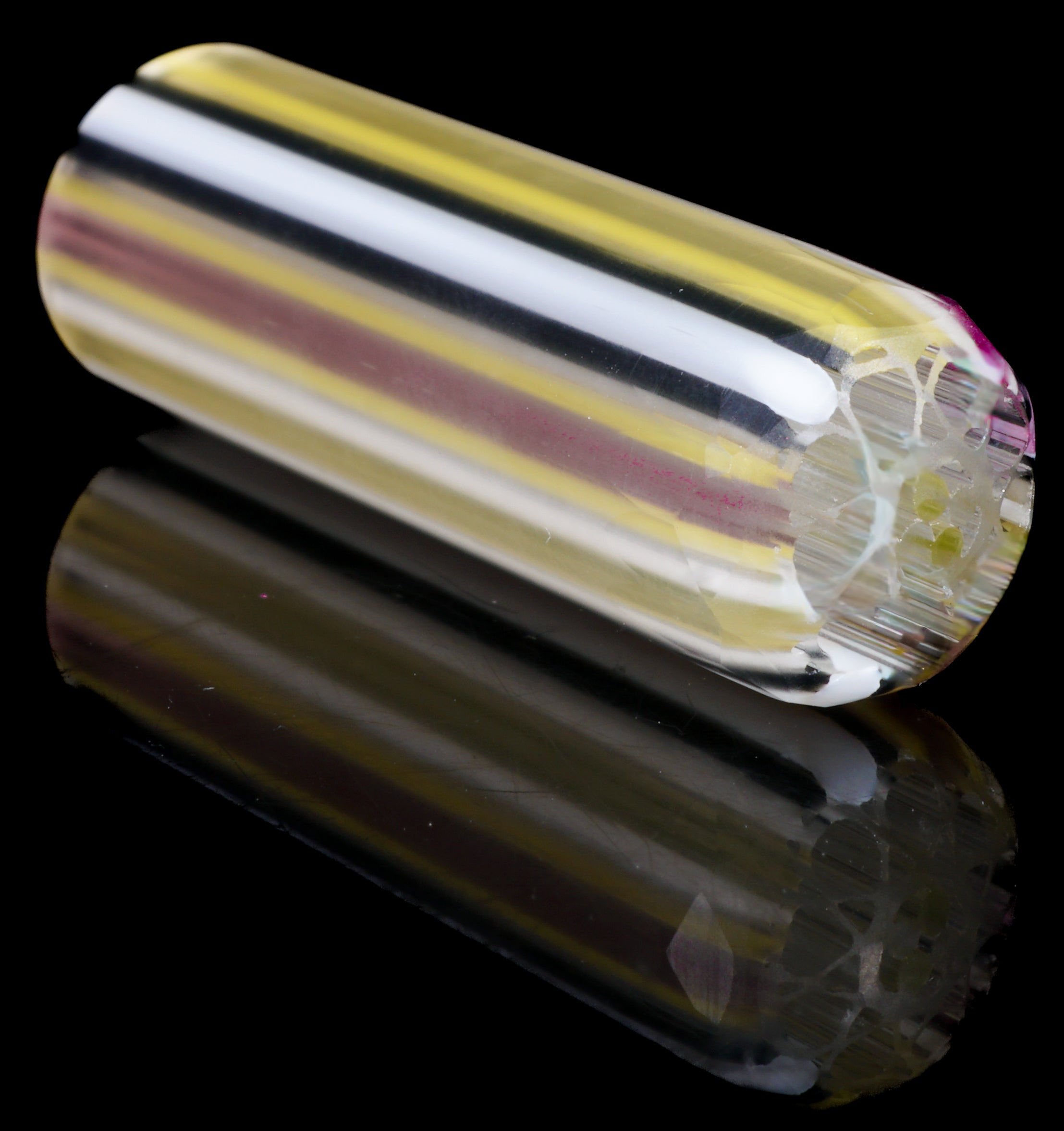 Tele-Magenta Gold Amethyst Dual UV || Orbital Facet ||Rare Exotic 24 Vents || F24