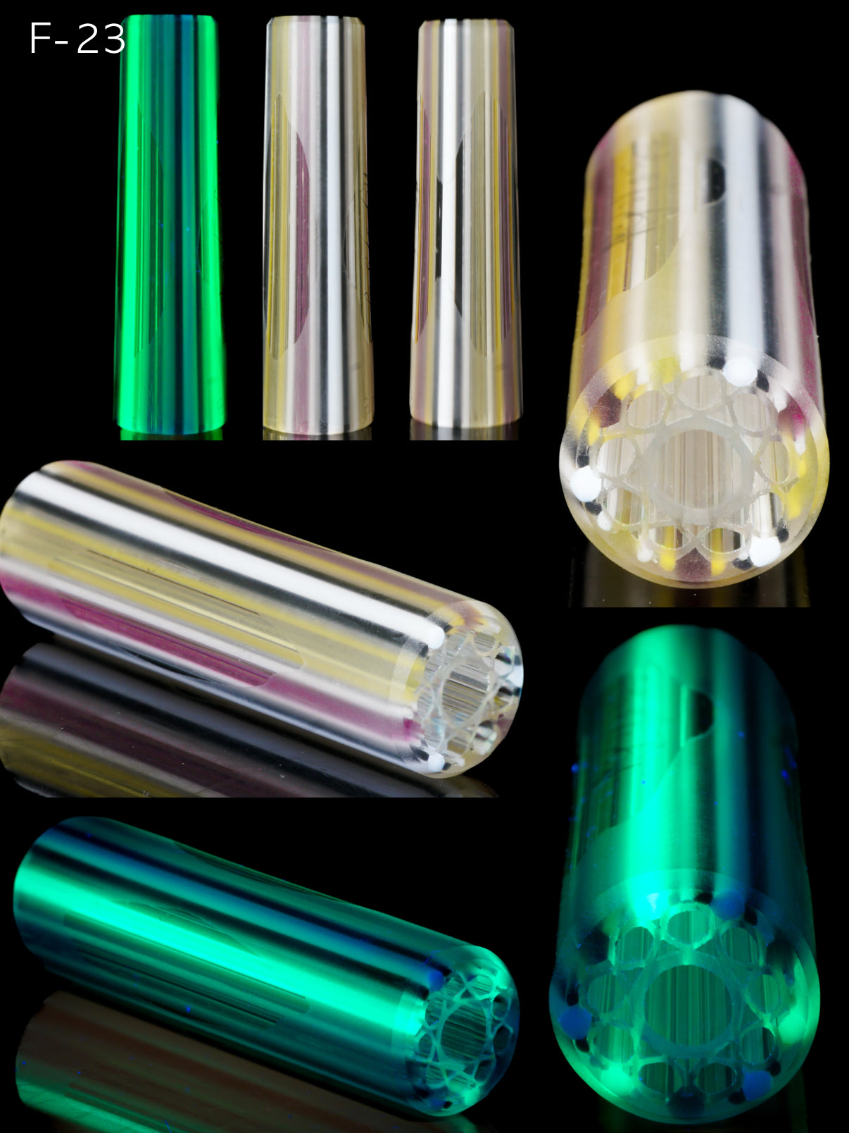 Gold Lotus Amethyst UV || 12mm x 4.3cm || Matte Blend || F-23