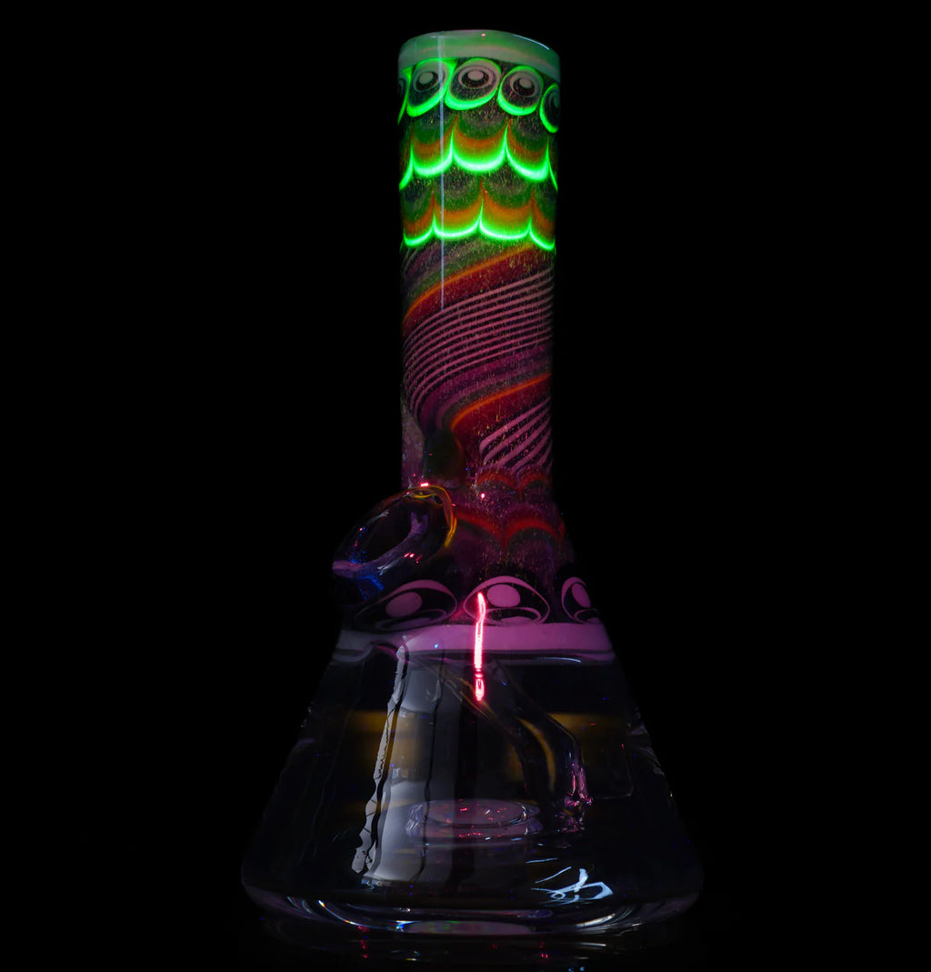 Rainbow Road Dot-Stacked Gold || Cultural Artifact Vessel || Inlayed XL Opal