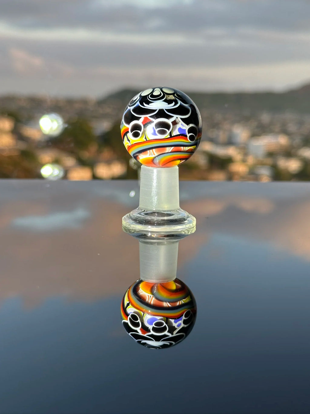 Multi-Dimensional Rainbow Road Dot Stack Scale Feathering AAA Grade Opal