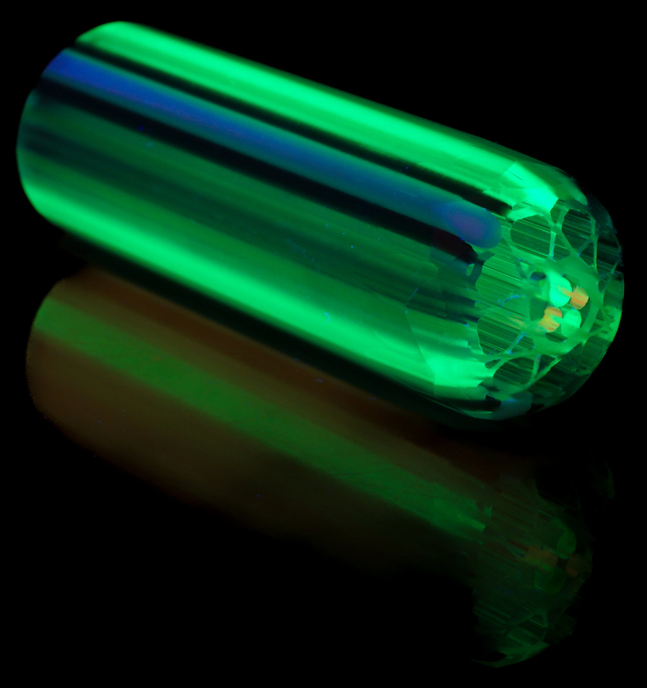 Tele-Magenta Gold Amethyst Dual UV || Orbital Facet ||Rare Exotic 24 Vents || F24