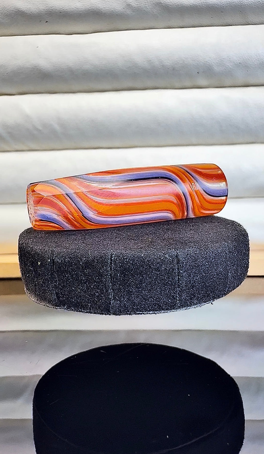 King Diamond Faceted Hawaiian Sunset GT-R.28 Vitality || 2023 Vault Release || 13mm x 4.6cm Extended || R02 Original Hand Sculpted One-Of-One Geometric Glass Art—