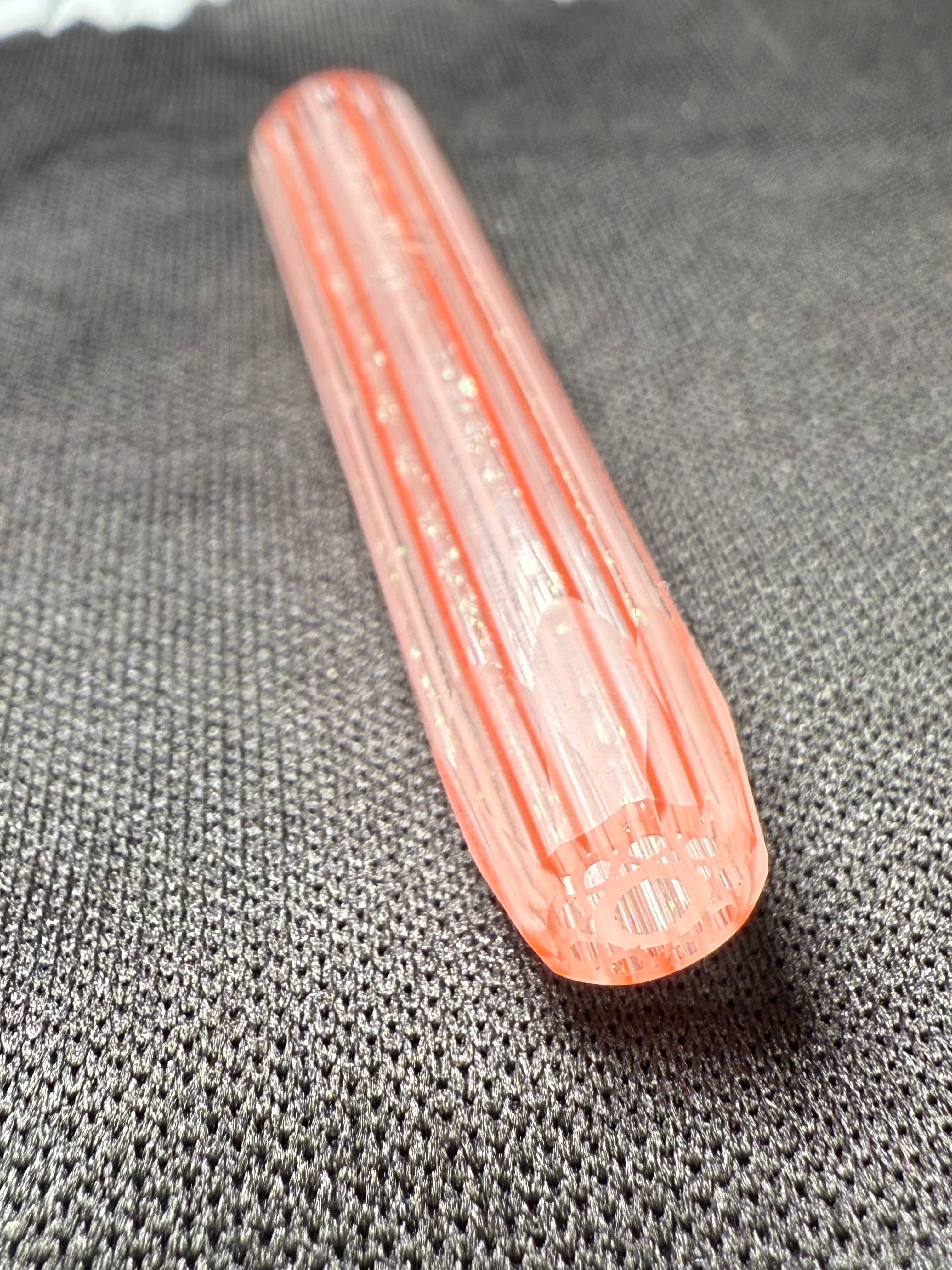 CHERRY BLOSSOM SNOW DICHRO GOLD || XL 5.5 || KING DIAMOND FACETED