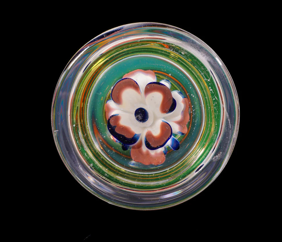 Maestro Espresso Scoop and Tamp Polar to Fire Line Wor Flower Implosion UV Reactive || Uranium Glass