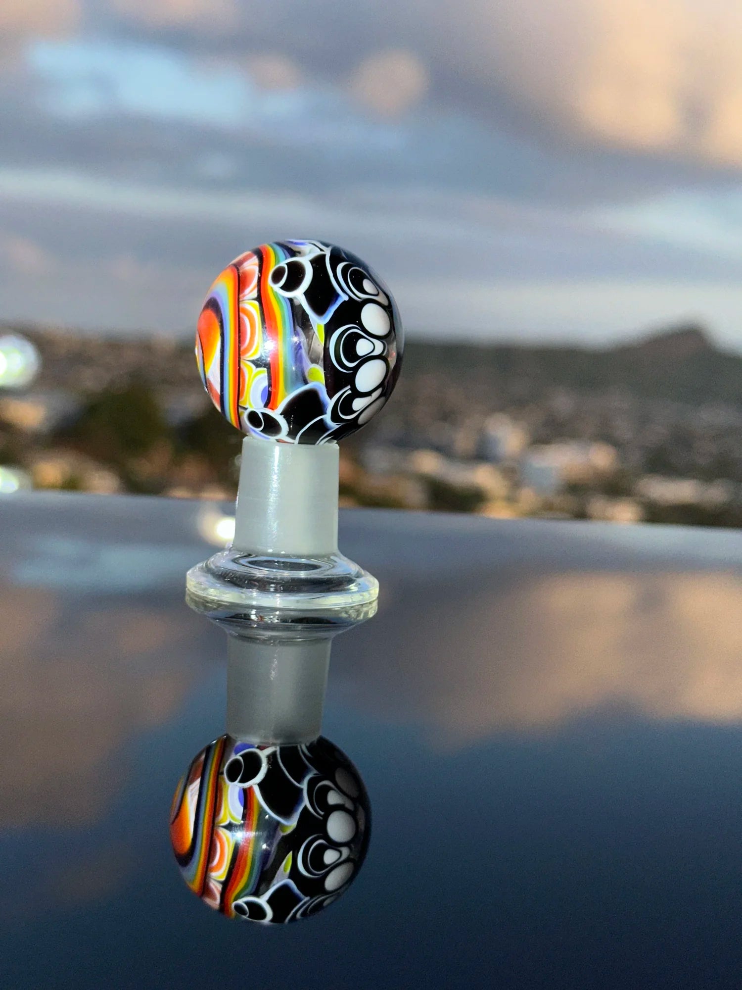 Multi-Dimensional Rainbow Road Dot Stack Scale Feathering AAA Grade Opal