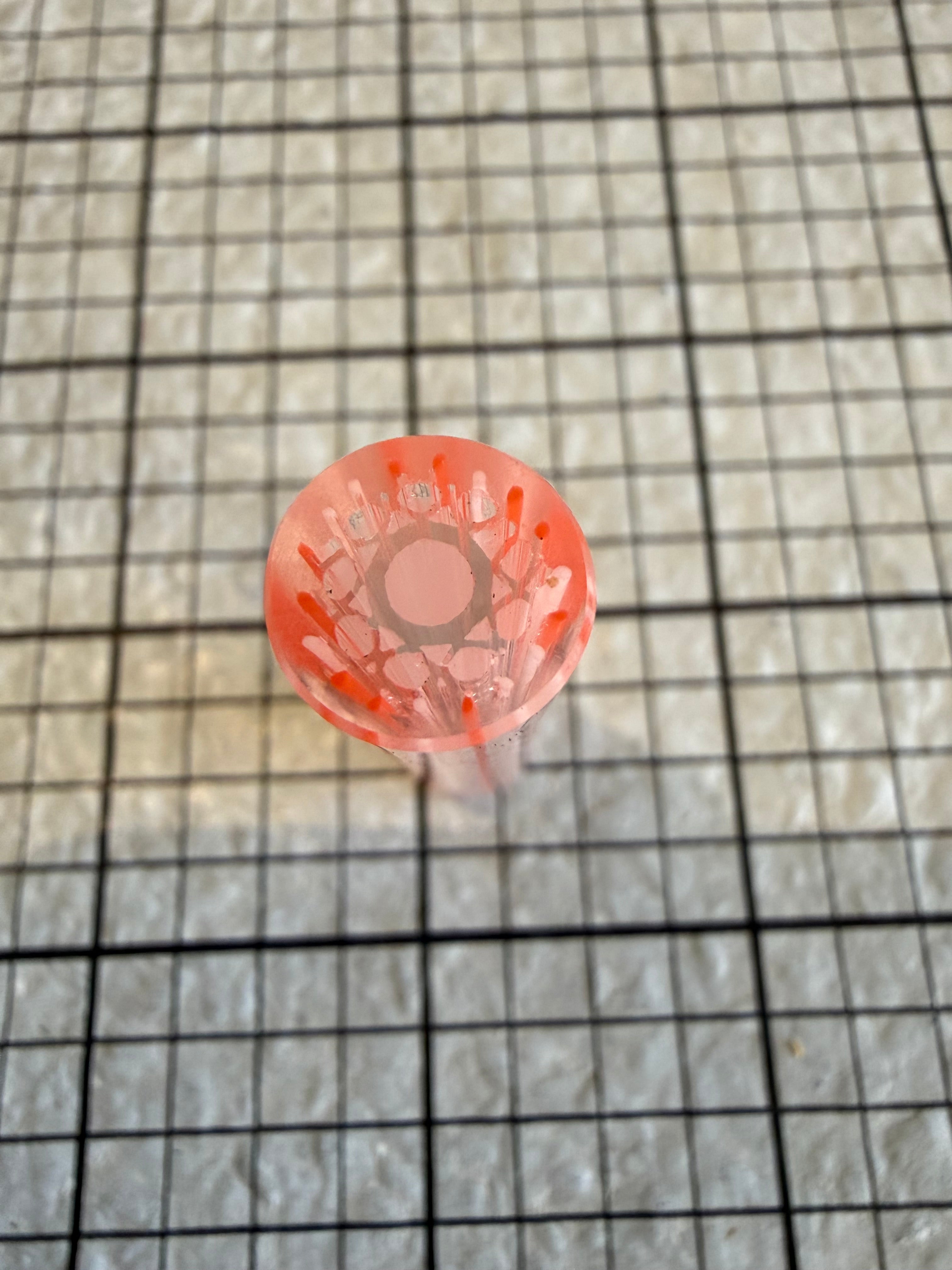 CHERRY BLOSSOM SNOW DICHRO GOLD INLAY || STANDARD CYLINDRICAL CLASSIC