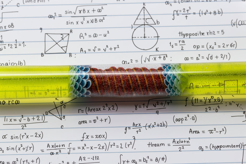 Cymatic Mandala Uranium Glass Pencil