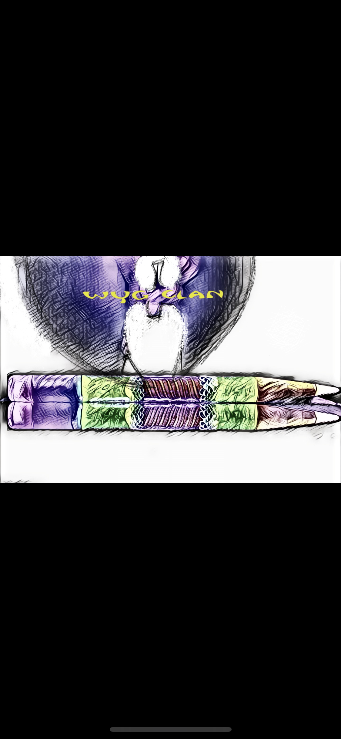Cymatic Mandala Uranium Glass Pencil