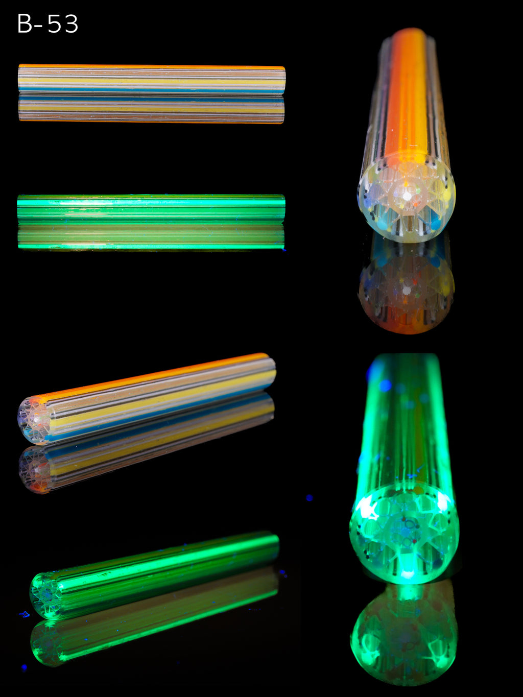 HERITAGE RAINBOW DICHRO RETRO UV || GT-R.38 EXOTIC || Unit ID# B.53 || 9mm