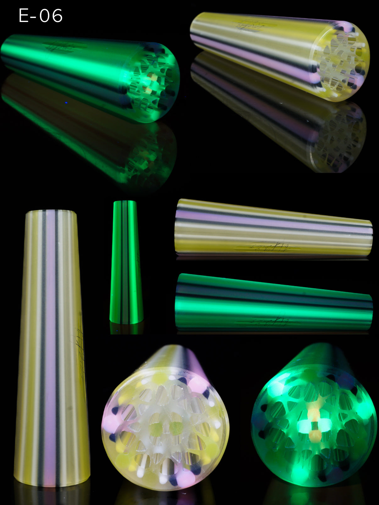 TELE-MAGENTA ION UV CONNOISSEURS SATIN MATTE CUBANO || URANIUM GLASS