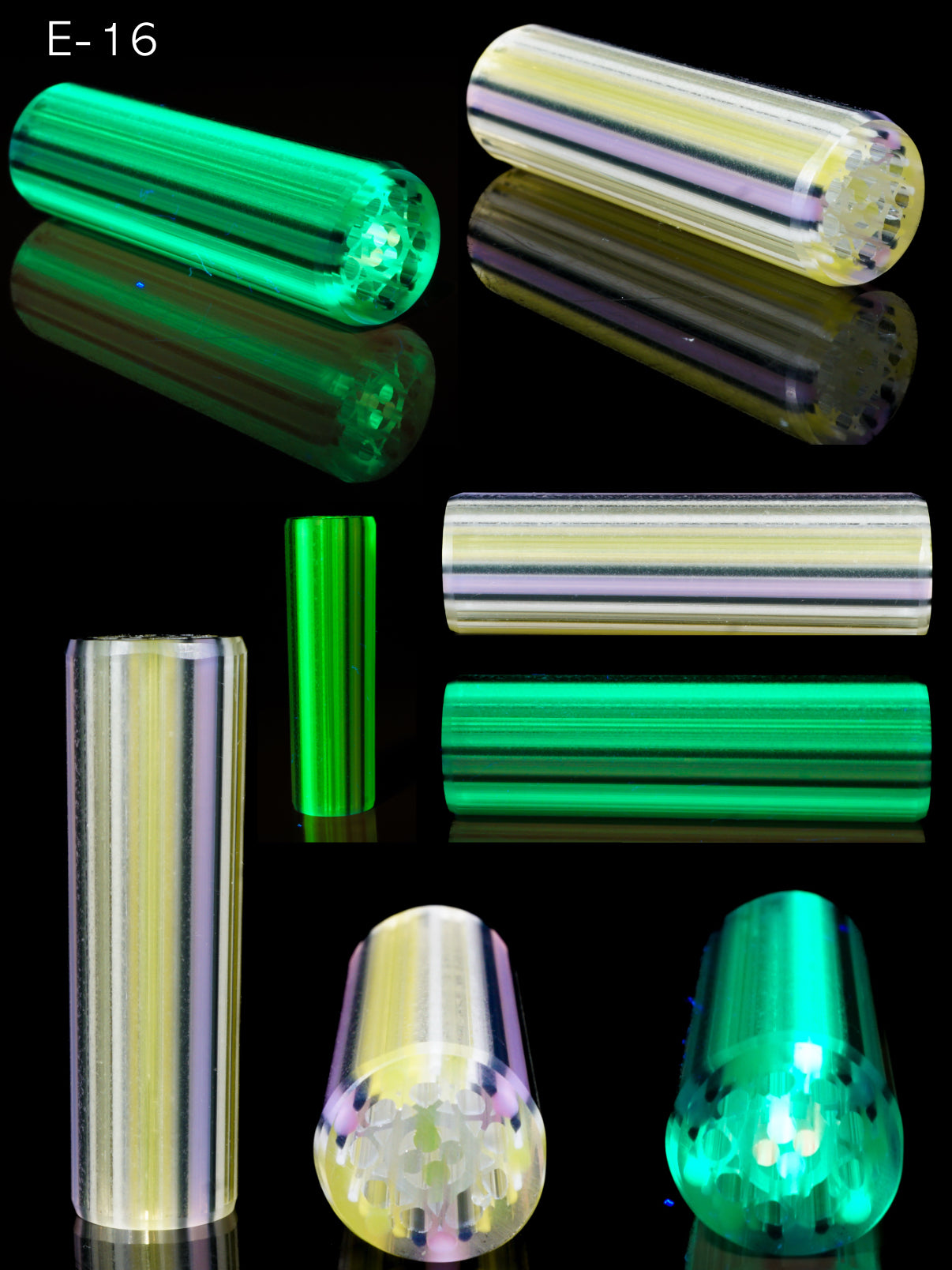 TELE-MAGENTA ION UV SATIN MATTE CONNOISSEUR CLASSIC SNUB-NOSE || URANIUM GLASS