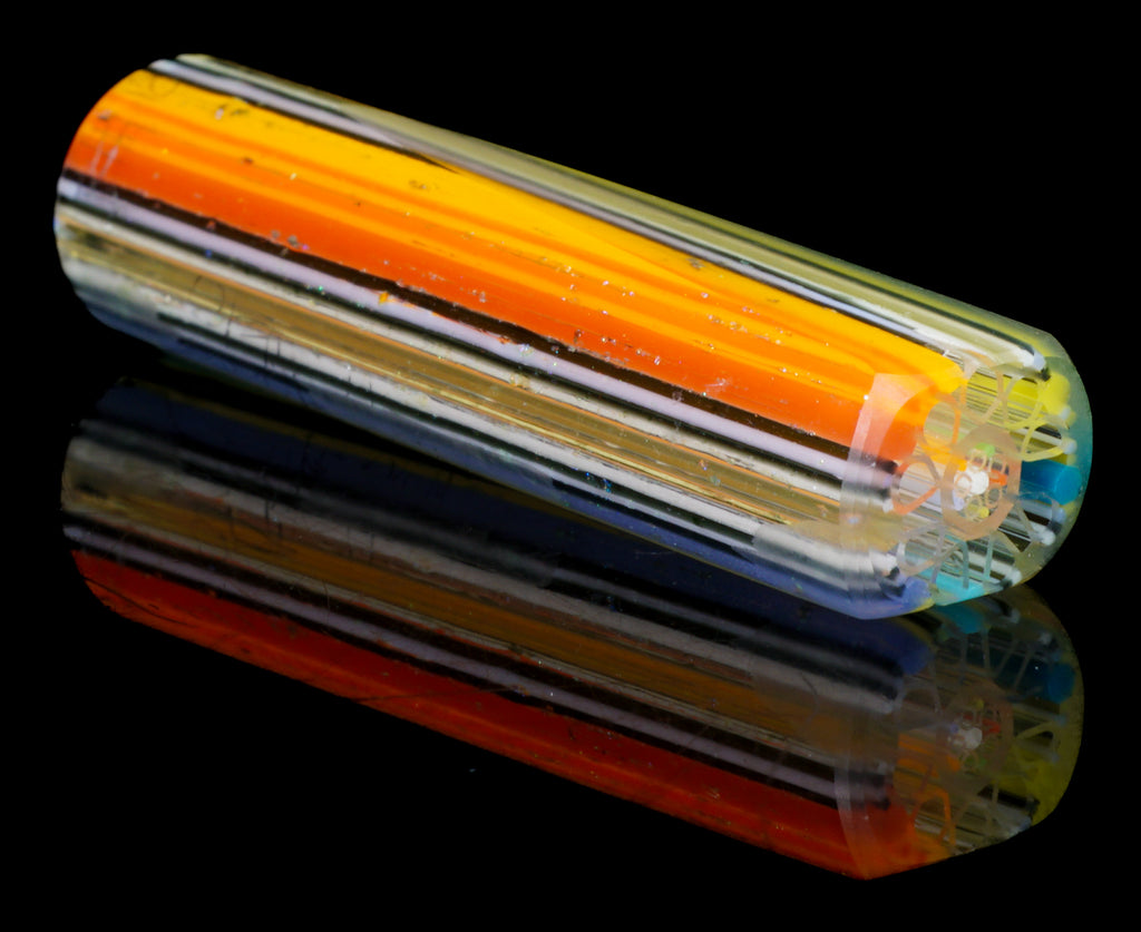 HERITAGE RAINBOW RETRO DICHRO UV || CONNOISSEURS HILUX FLAT-BILL || URANIUM UV REACTIVE GLASS