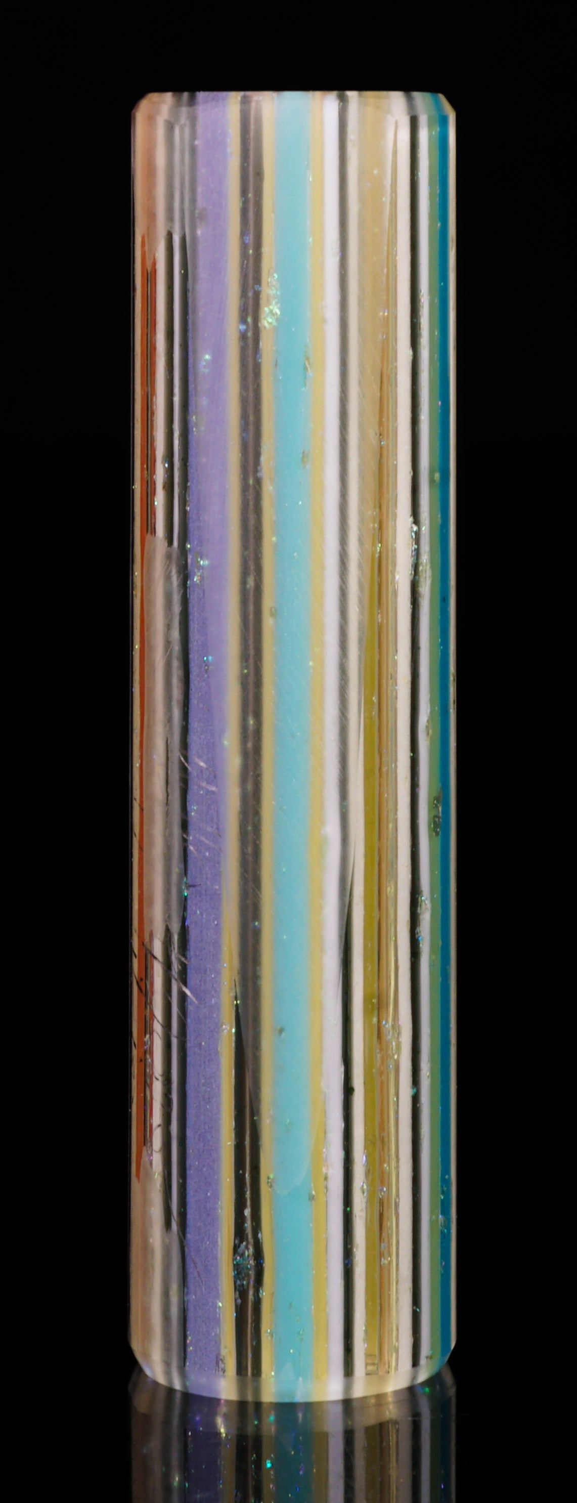 HERITAGE RAINBOW RETRO DICHRO UV || CONNOISSEURS HILUX FLAT-BILL || URANIUM UV REACTIVE GLASS